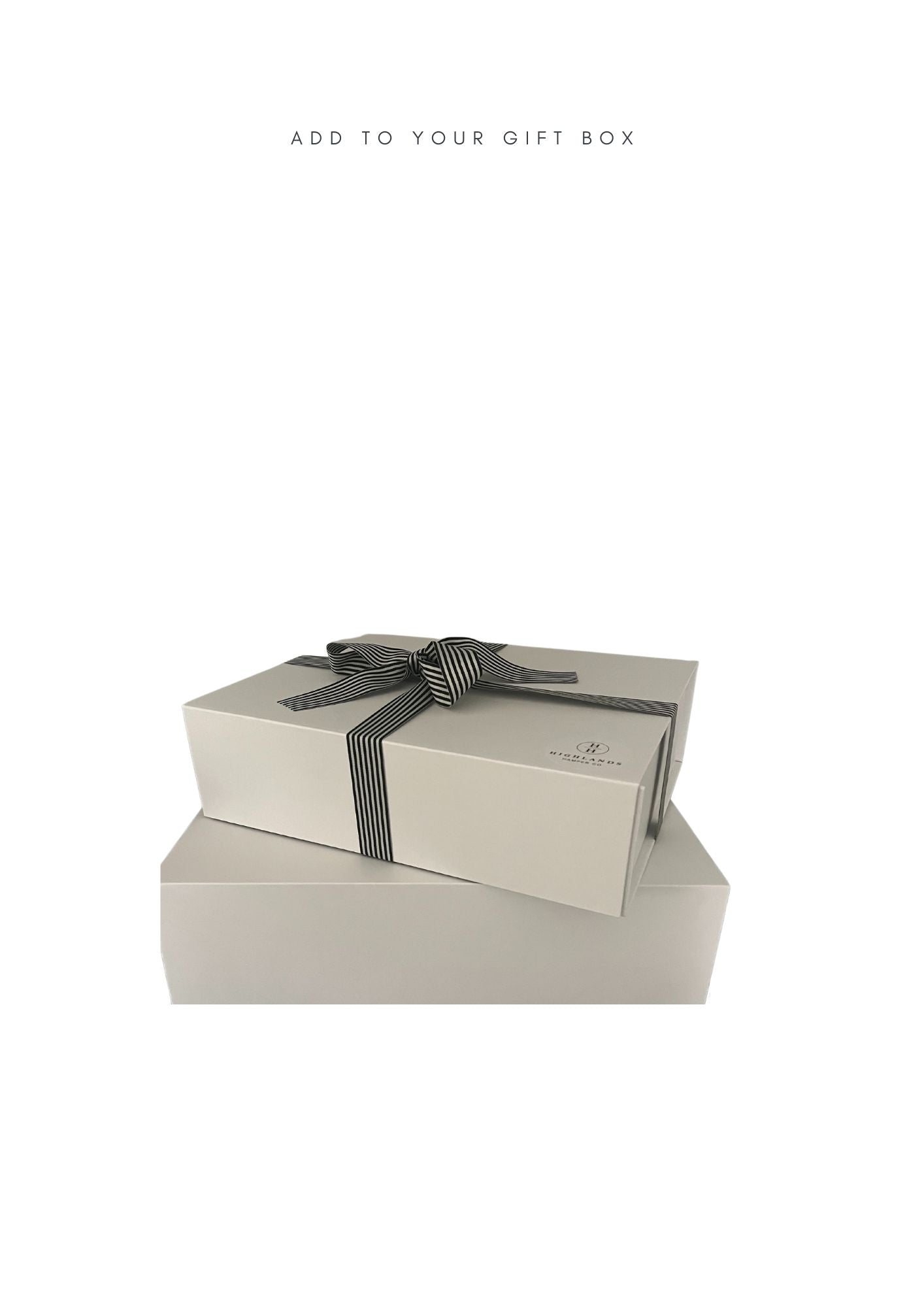 Luxury white gift boxes